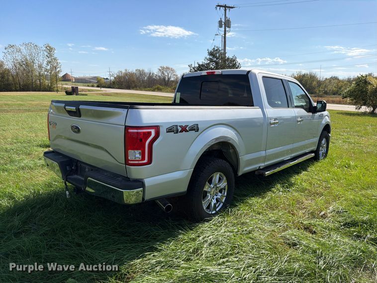 image for item DU8033 2016 Ford F150 XLT Crew Cab pickup truck