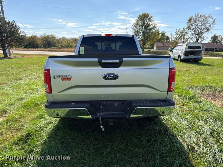 image for item DU8033 2016 Ford F150 XLT Crew Cab pickup truck