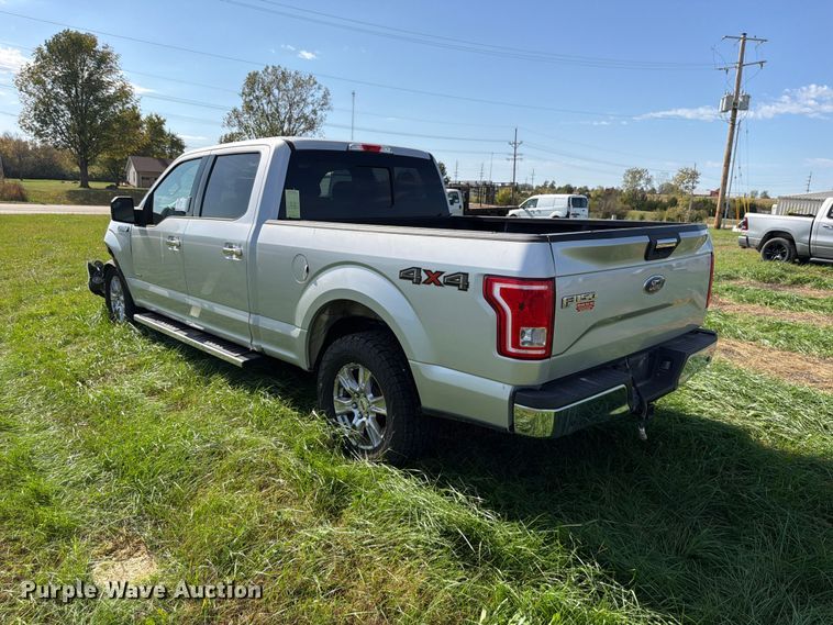 image for item DU8033 2016 Ford F150 XLT Crew Cab pickup truck
