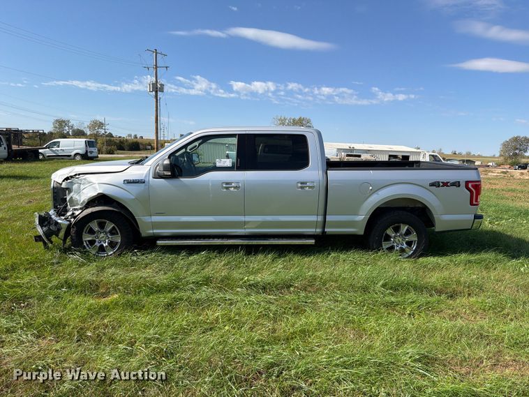 image for item DU8033 2016 Ford F150 XLT Crew Cab pickup truck
