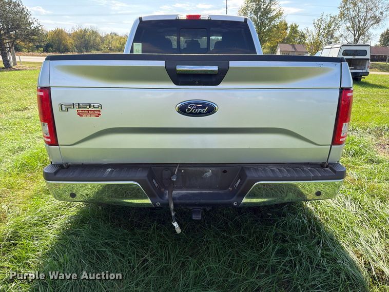 image for item DU8033 2016 Ford F150 XLT Crew Cab pickup truck