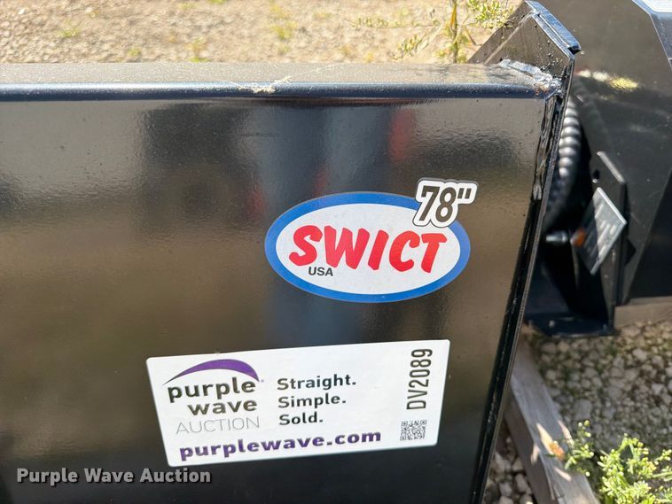 image for item DV2089 Swict USA skid steer bucket