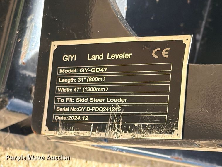 image for item DV2097 Skid steer attachments