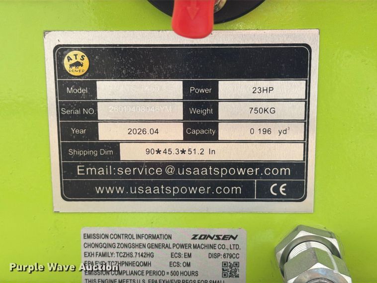 image for item DV2098 2026 ATS T-460 compact utility loader