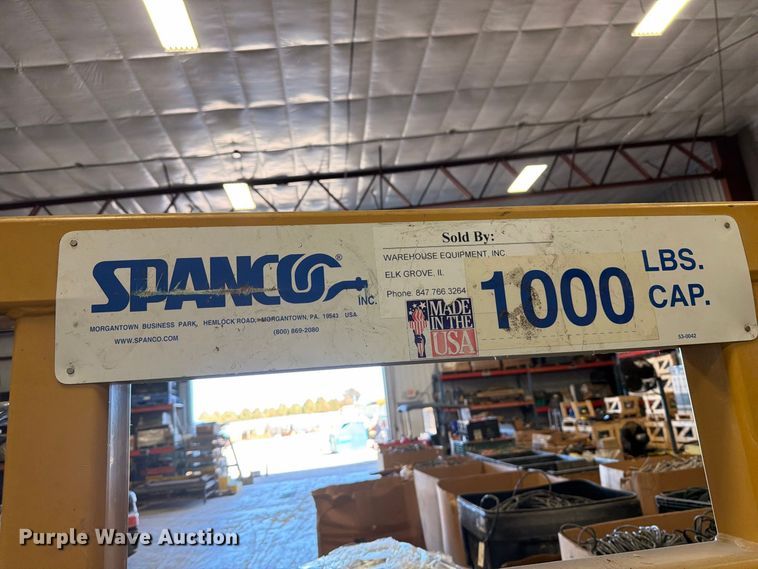 image for item DV2129 Spanco WC-1000-16-700 gantry crane