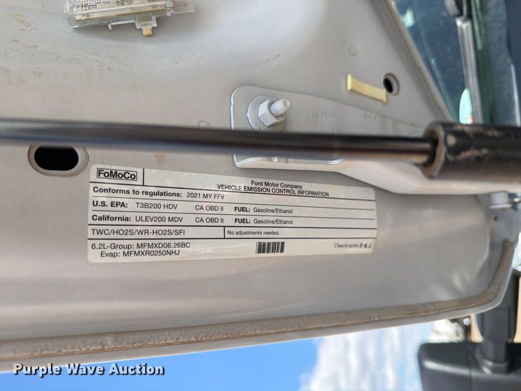 image for item DV8737 2021 Ford F-250 pickup truck