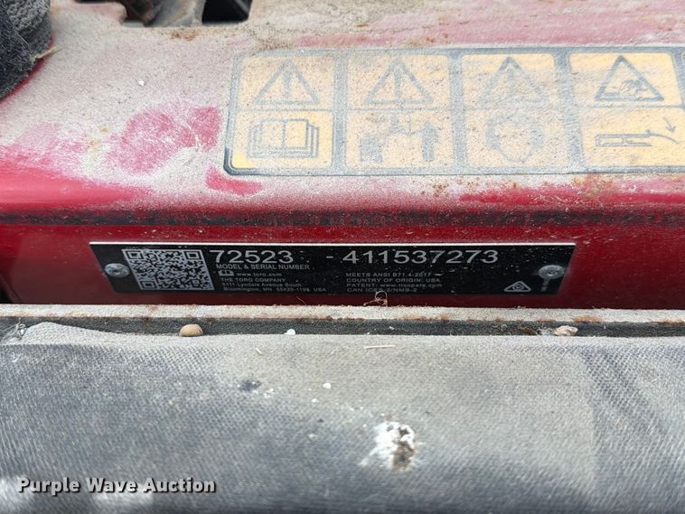 image for item DZ4955 Toro Grand Stand Multi Force ZTR lawn mower