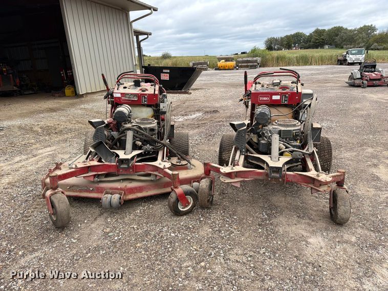 image for item DZ4959 (2) Toro Grand Stand Multi Force ZTR lawn mower