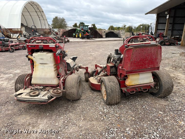 image for item DZ4959 (2) Toro Grand Stand Multi Force ZTR lawn mower