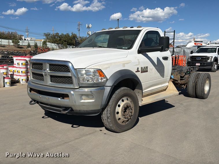image for item ED0070 2017 RAM 5500 truck cab and chassis