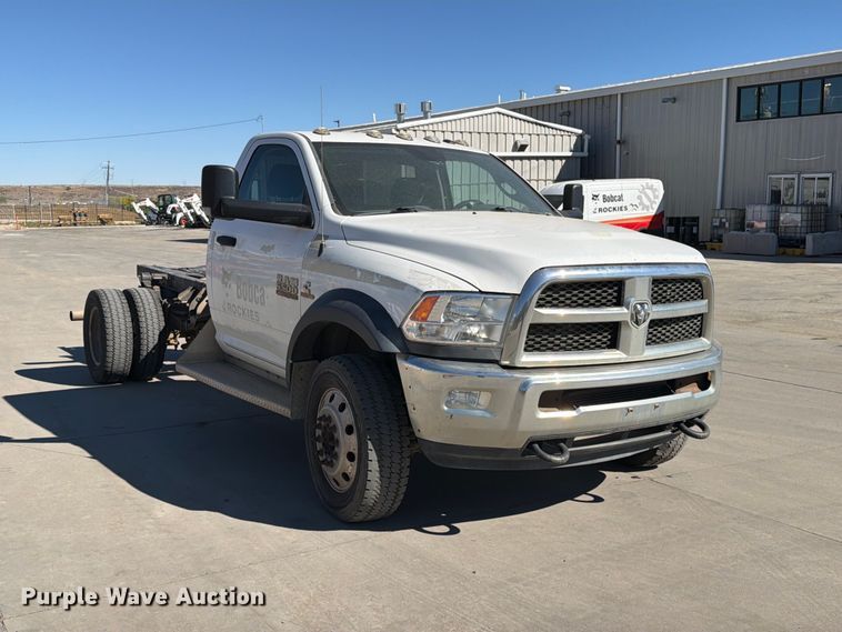 image for item ED0070 2017 RAM 5500 truck cab and chassis