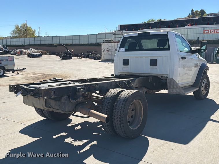 image for item ED0070 2017 RAM 5500 truck cab and chassis