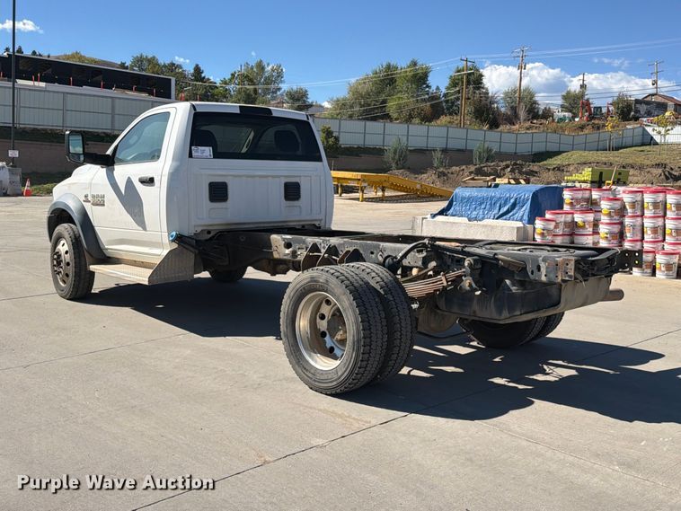 image for item ED0070 2017 RAM 5500 truck cab and chassis