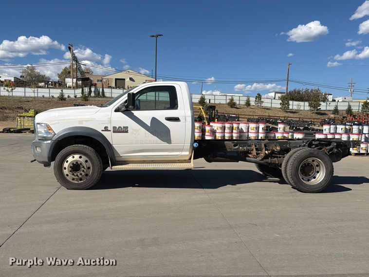 image for item ED0070 2017 RAM 5500 truck cab and chassis