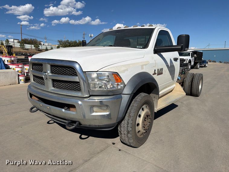 image for item ED0070 2017 RAM 5500 truck cab and chassis