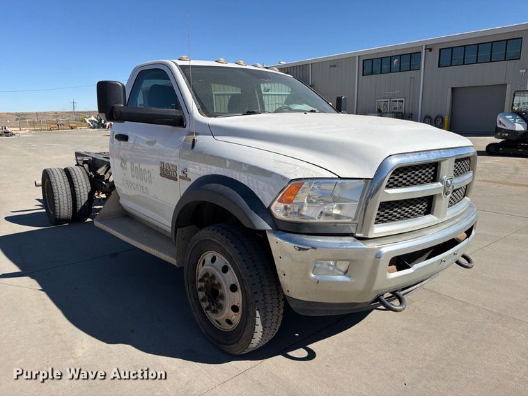 image for item ED0070 2017 RAM 5500 truck cab and chassis