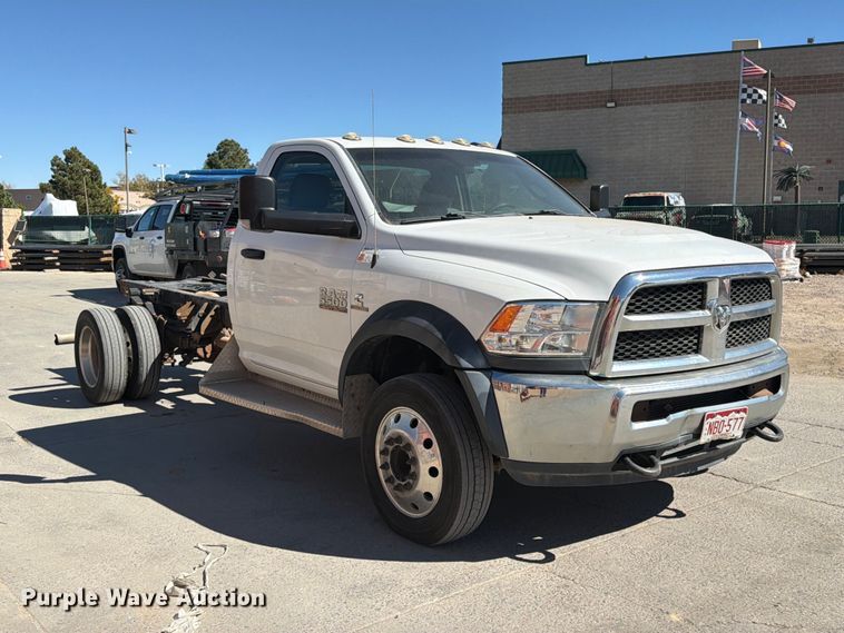 image for item ED0073 2017 RAM 5500 truck cab and chassis