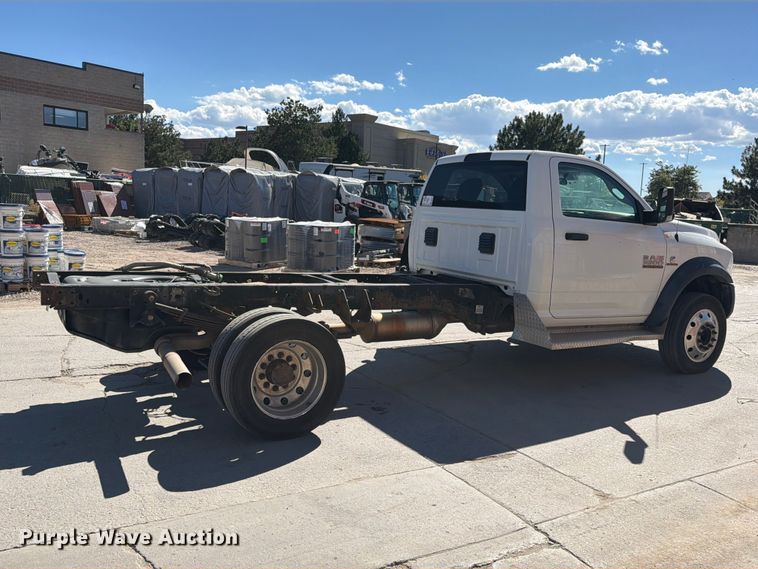 image for item ED0073 2017 RAM 5500 truck cab and chassis