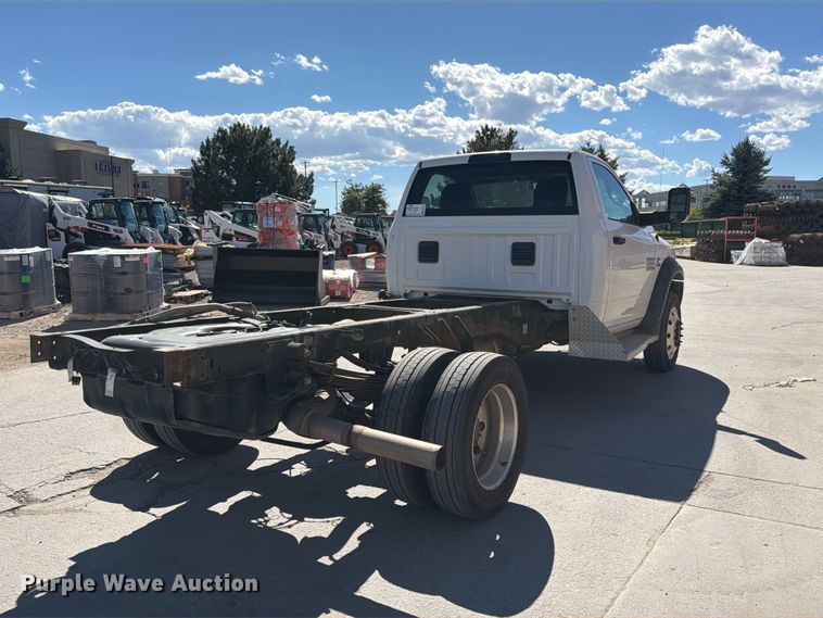 image for item ED0073 2017 RAM 5500 truck cab and chassis