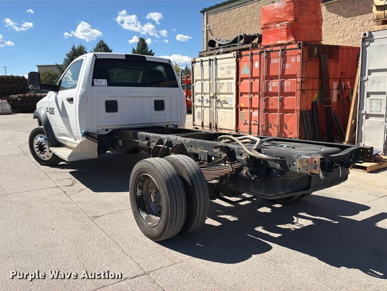 image for item ED0073 2017 RAM 5500 truck cab and chassis