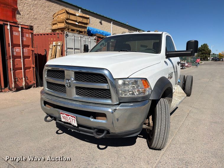 image for item ED0073 2017 RAM 5500 truck cab and chassis