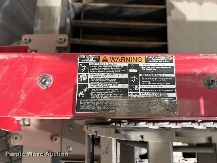image for item EI7803 Lincoln Torchmate 4x4 plasma cutting table and plasma cutter  