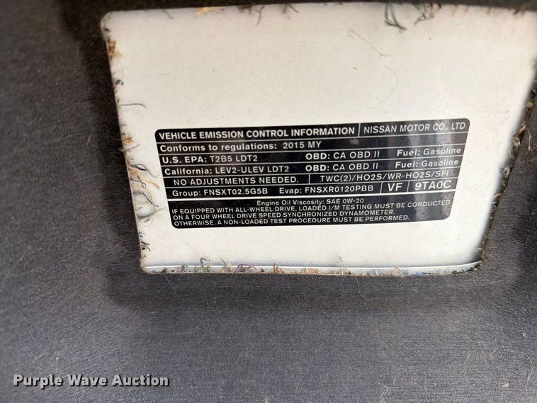 image for item EI7826 2015 Nissan Rogue SUV