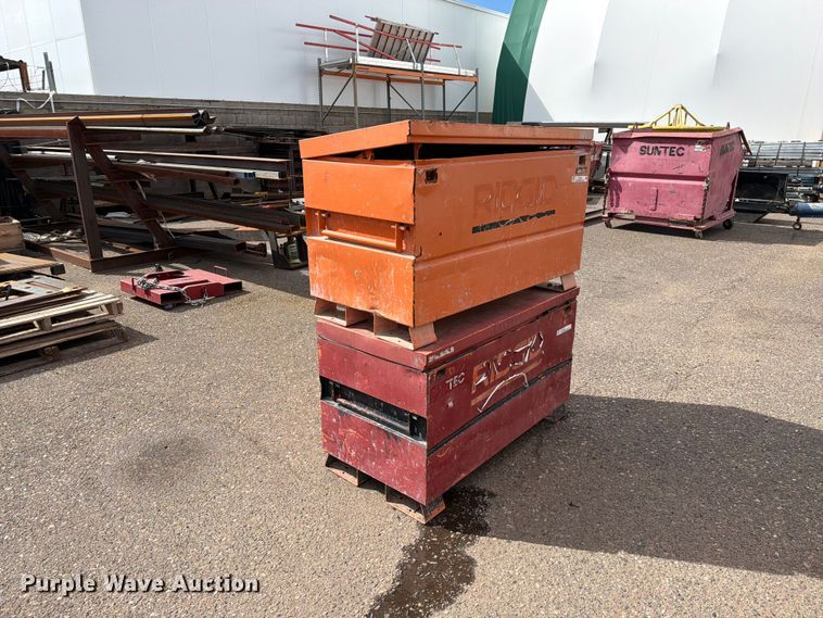 image for item EL2663 (2) job site boxes