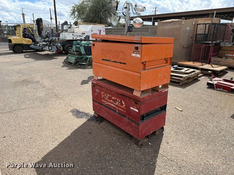 image for item EL2663 (2) job site boxes
