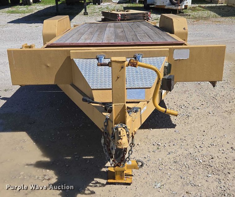 image for item EN3763 2013 Rice tilt deck equipment trailer