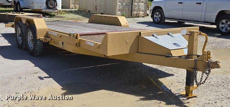 image for item EN3763 2013 Rice tilt deck equipment trailer
