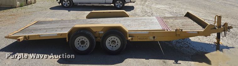 image for item EN3763 2013 Rice tilt deck equipment trailer