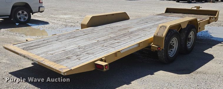 image for item EN3763 2013 Rice tilt deck equipment trailer