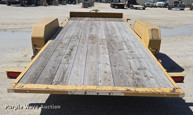image for item EN3763 2013 Rice tilt deck equipment trailer