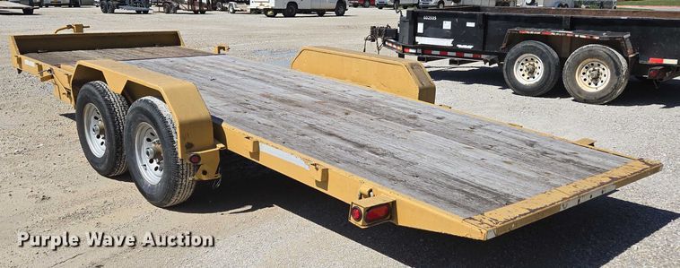 image for item EN3763 2013 Rice tilt deck equipment trailer