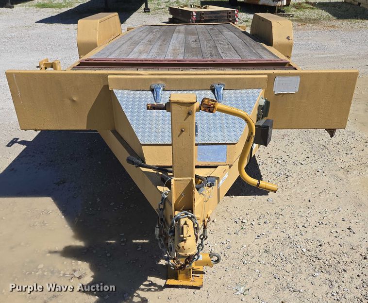 image for item EN3763 2013 Rice tilt deck equipment trailer