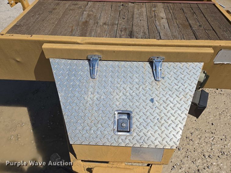 image for item EN3763 2013 Rice tilt deck equipment trailer