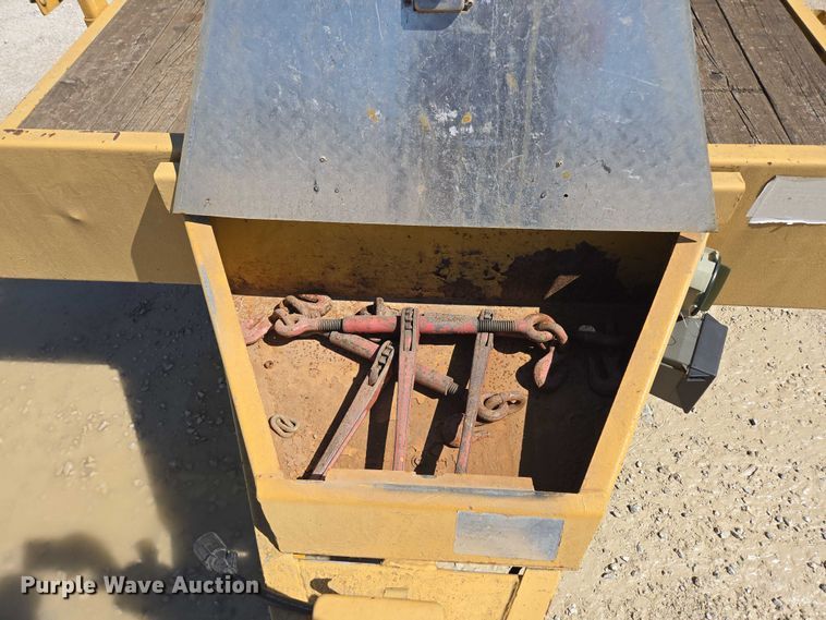 image for item EN3763 2013 Rice tilt deck equipment trailer