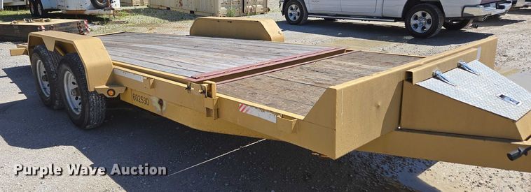image for item EN3763 2013 Rice tilt deck equipment trailer