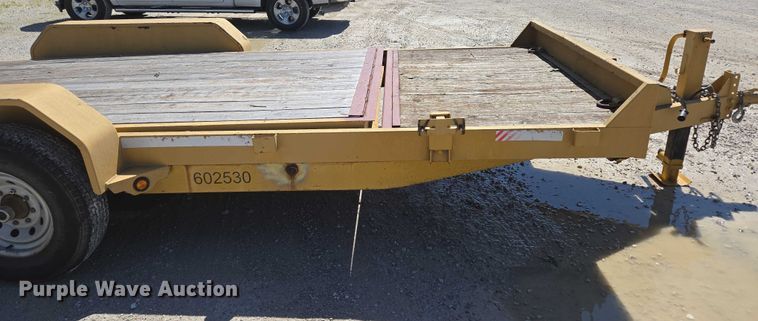 image for item EN3763 2013 Rice tilt deck equipment trailer