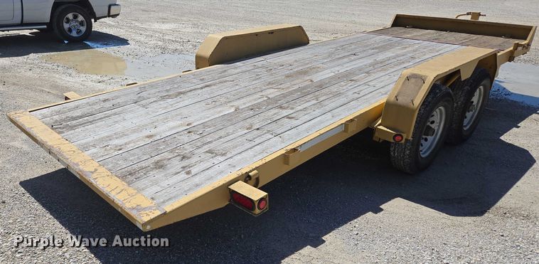 image for item EN3763 2013 Rice tilt deck equipment trailer
