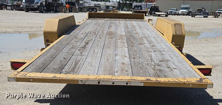 image for item EN3763 2013 Rice tilt deck equipment trailer