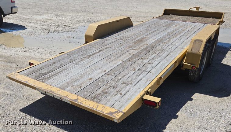 image for item EN3763 2013 Rice tilt deck equipment trailer