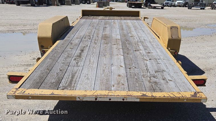 image for item EN3763 2013 Rice tilt deck equipment trailer