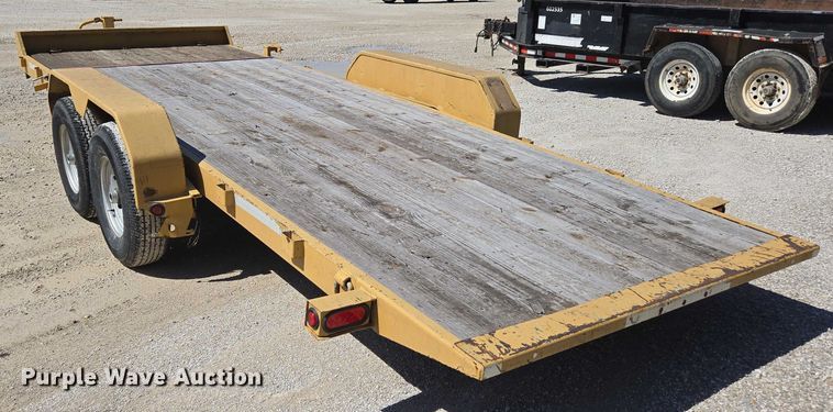 image for item EN3763 2013 Rice tilt deck equipment trailer