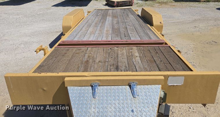 image for item EN3763 2013 Rice tilt deck equipment trailer