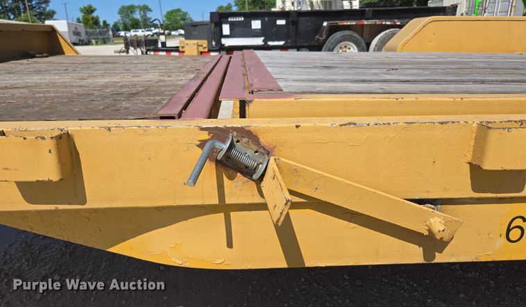 image for item EN3763 2013 Rice tilt deck equipment trailer
