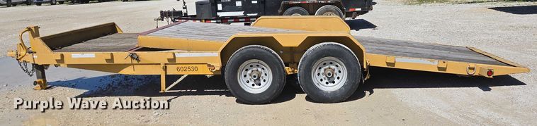 image for item EN3763 2013 Rice tilt deck equipment trailer