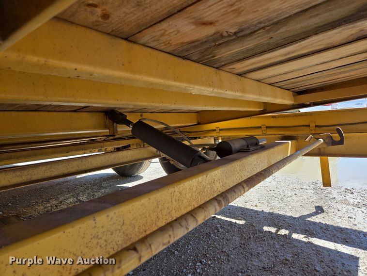 image for item EN3763 2013 Rice tilt deck equipment trailer