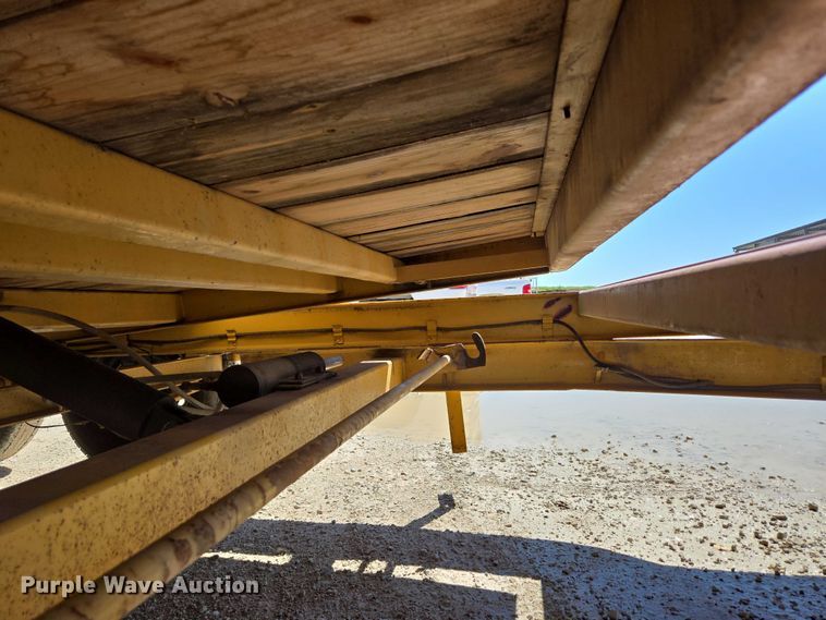 image for item EN3763 2013 Rice tilt deck equipment trailer